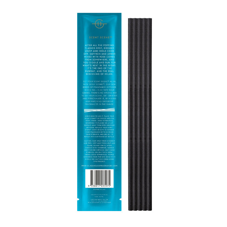 Glasshouse Fragrances Scent Stems- Midnight in Milan