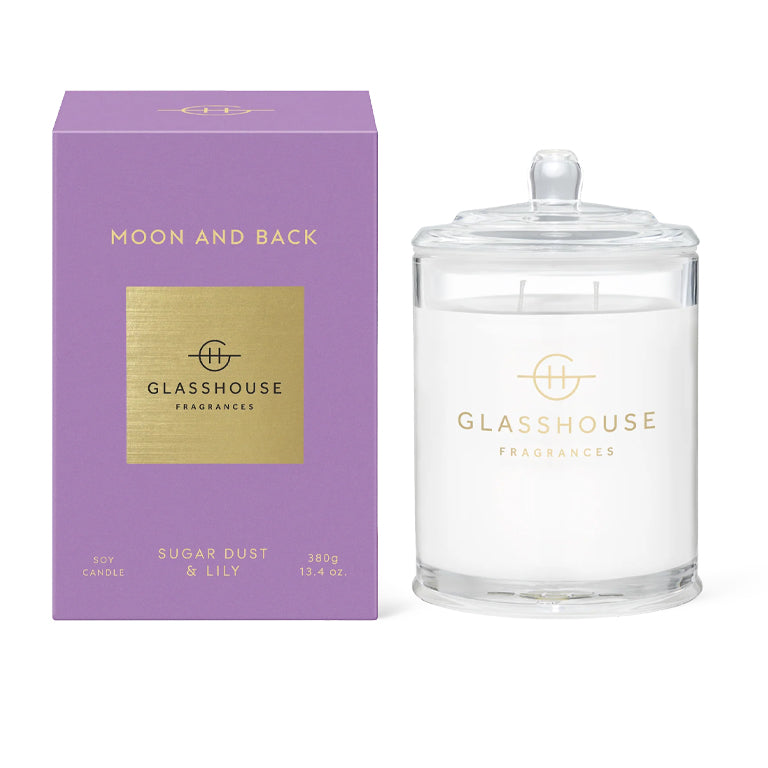 Glasshouse Fragrances Candle 380g - Moon and Back