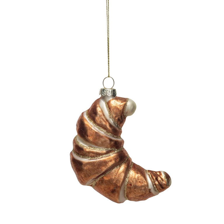 Creative Co-op Ornament - Croissant
