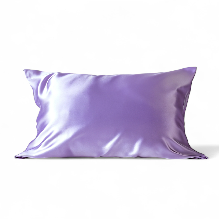 HoneyLux Queen Silk Pillowcase - Lilac