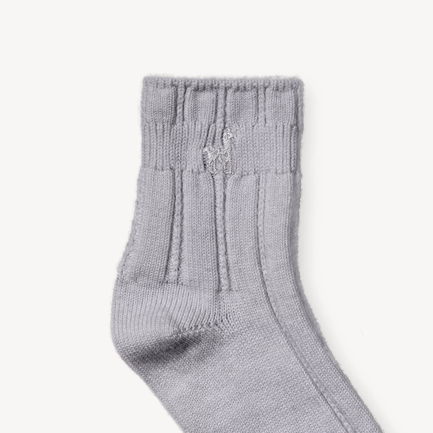 Pokoloko Baby Alpaca Vivian Socks - Grey