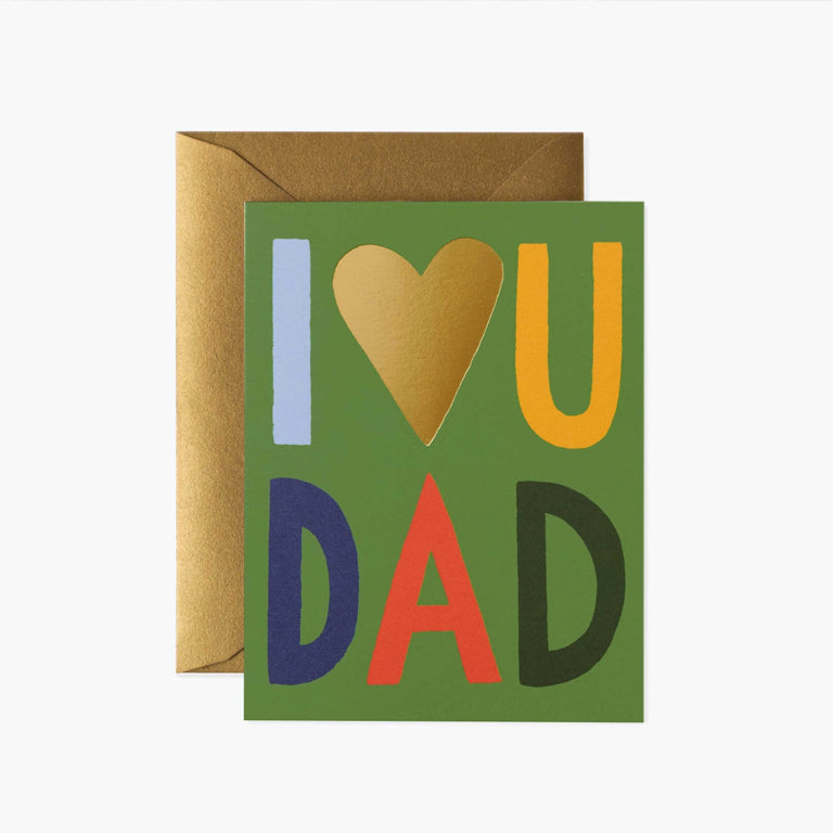 Rifle Paper Co. Greeting Card - I Love You Dad