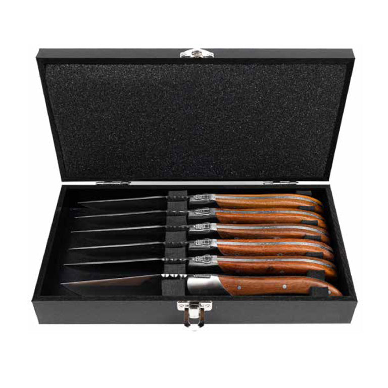 Laguiole du Monde Rosewood Steak Knives - Set of 6