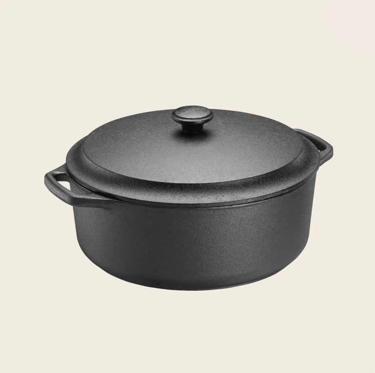 Skeppshult Cast Iron Round Dutch Oven - 5.5L