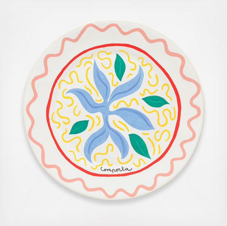 Costa Nova Summer Bliss Dinner Plate - Seaweed