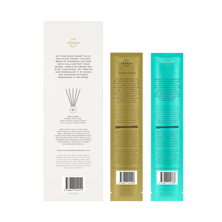 Glasshouse Fragrances Scent Scene Duo Gold