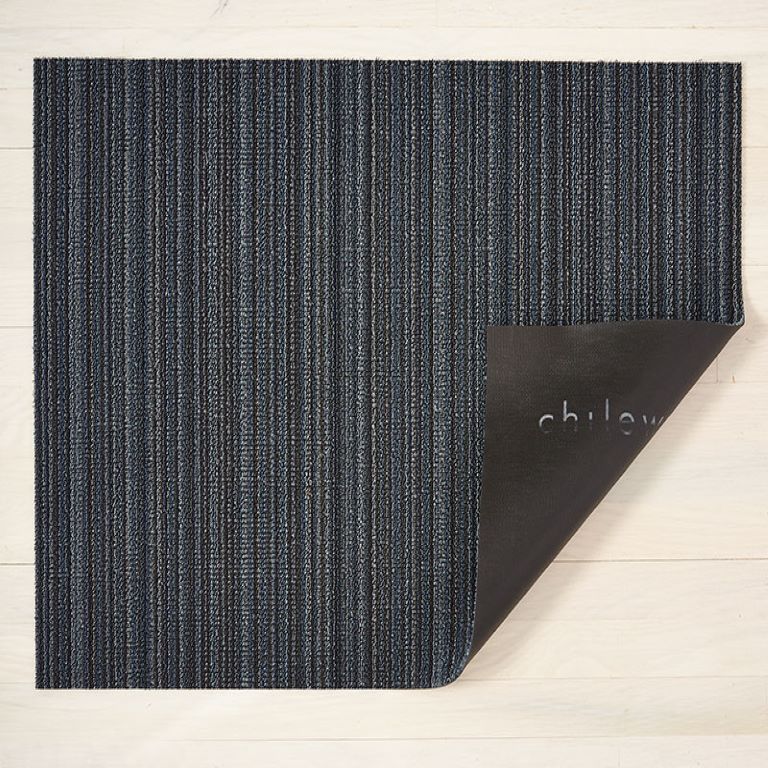 Chilewich Floor Mat - Skinny Stripe Shag