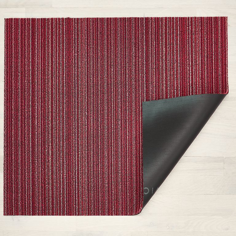 Chilewich Floor Mat - Skinny Stripe Shag