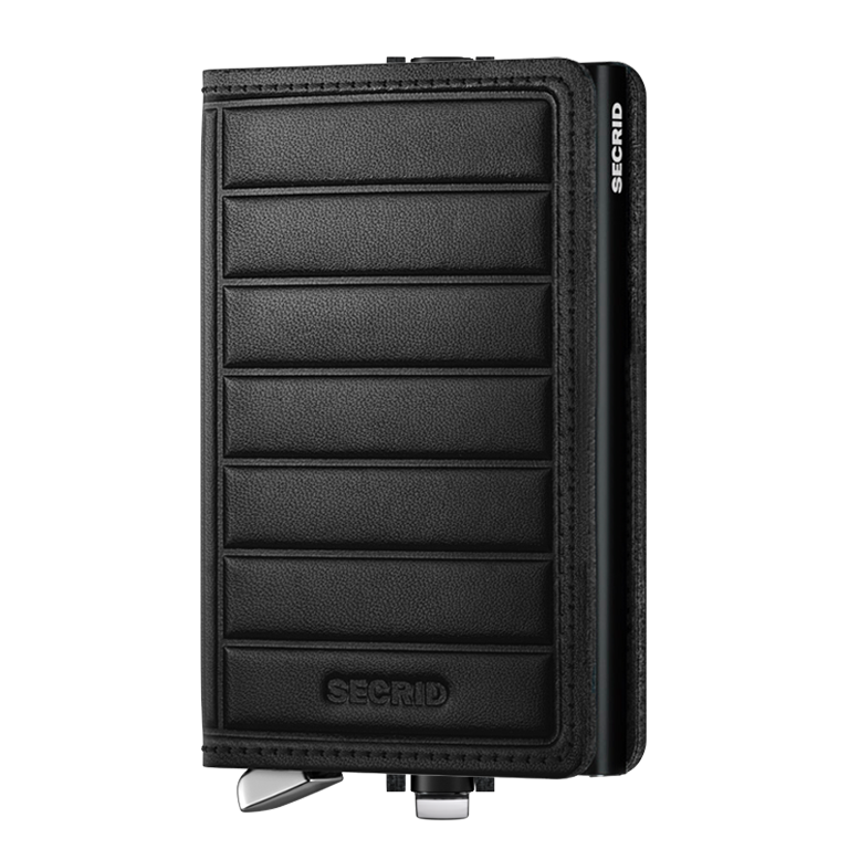 Secrid Slim Wallet - Emboss Lines Black