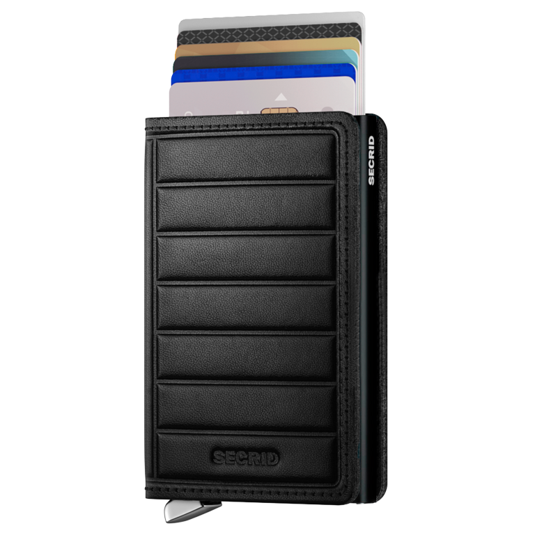 Secrid Slim Wallet - Emboss Lines Black