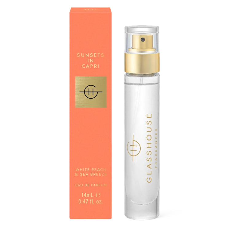 Glasshouse Fragrances Eau de Parfum 14mL - Sunset in Capri