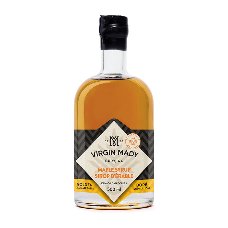 Virgin Mady Maple Syrup 500ml - Golden