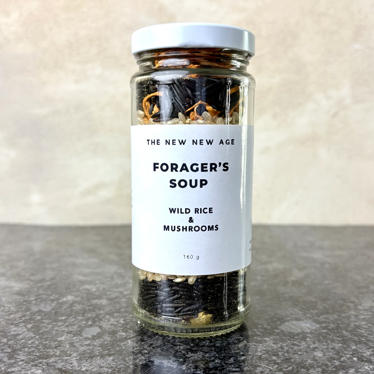 The New New Age Forager's Soup: Wild Rice and Mushrooms