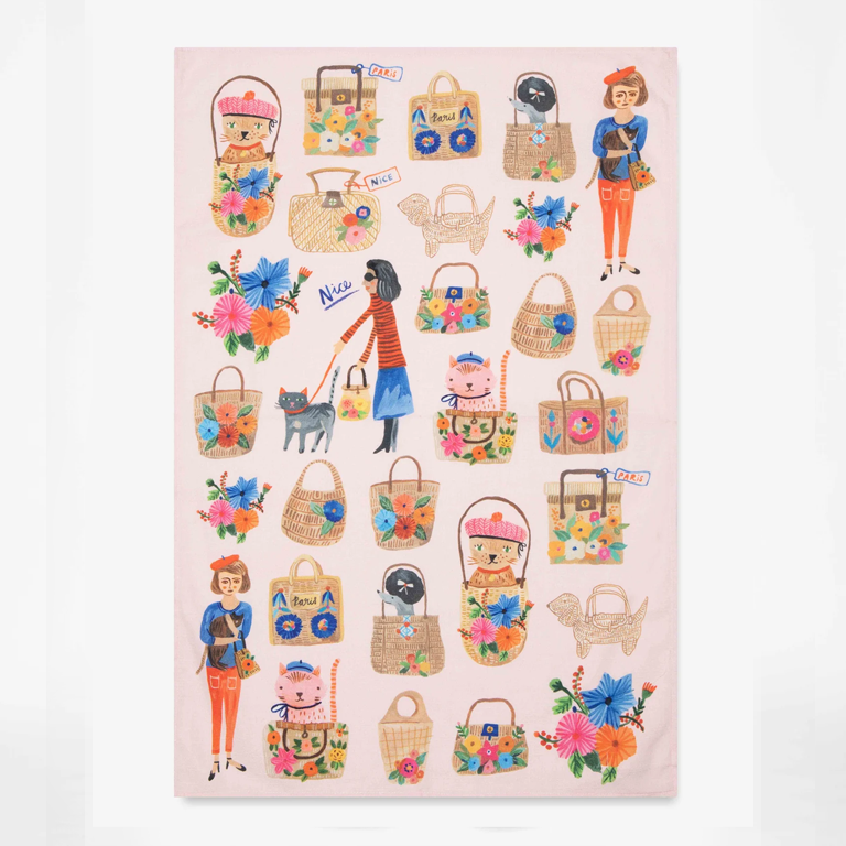Bon|Artis Teatowel Oh La La Cats