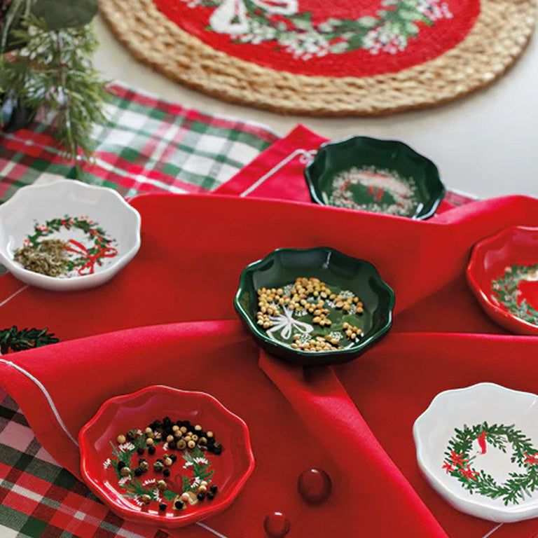 Now Designs Pinch Bowls set of 6 - Wreaths
