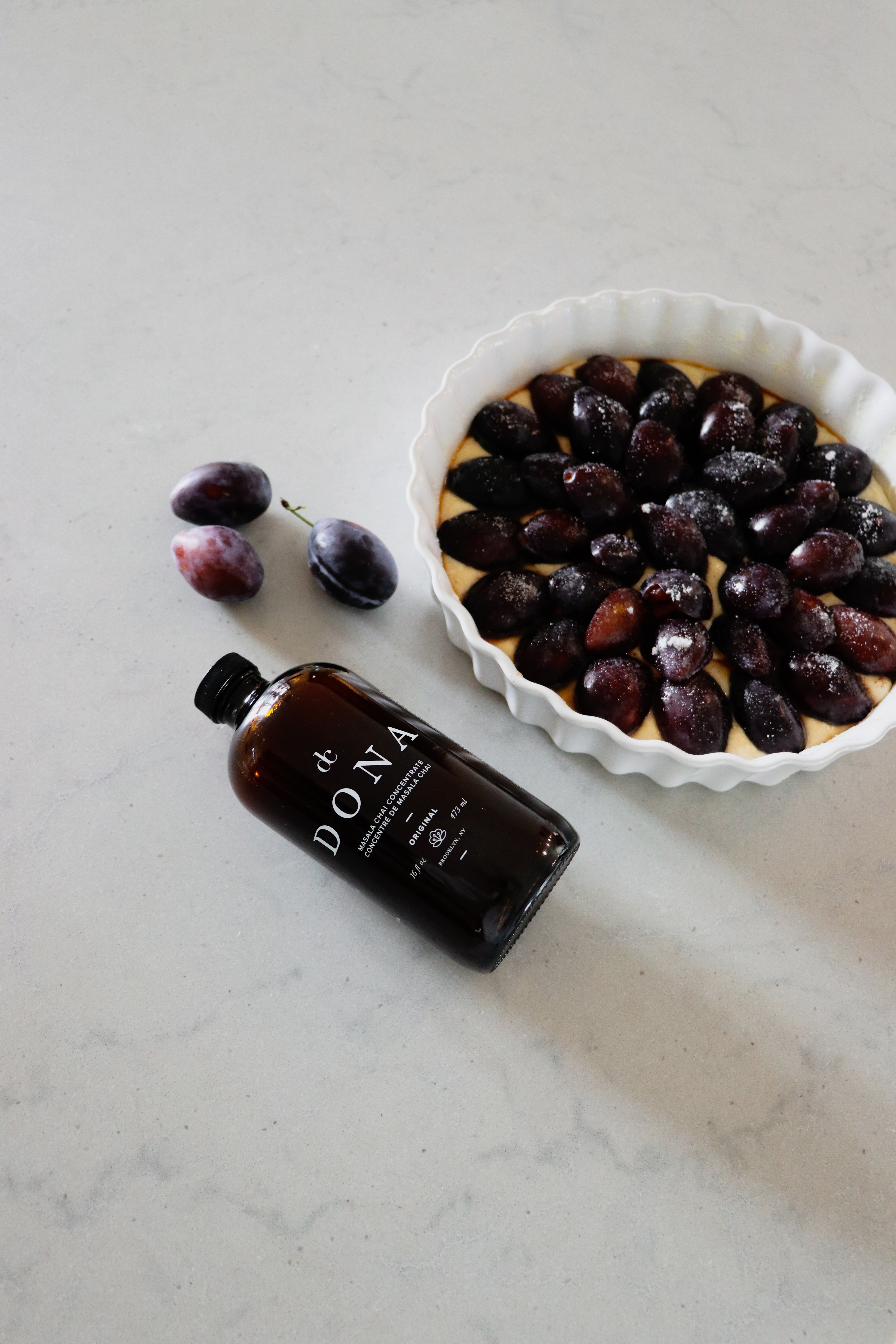 Dona Chai Plum Torte