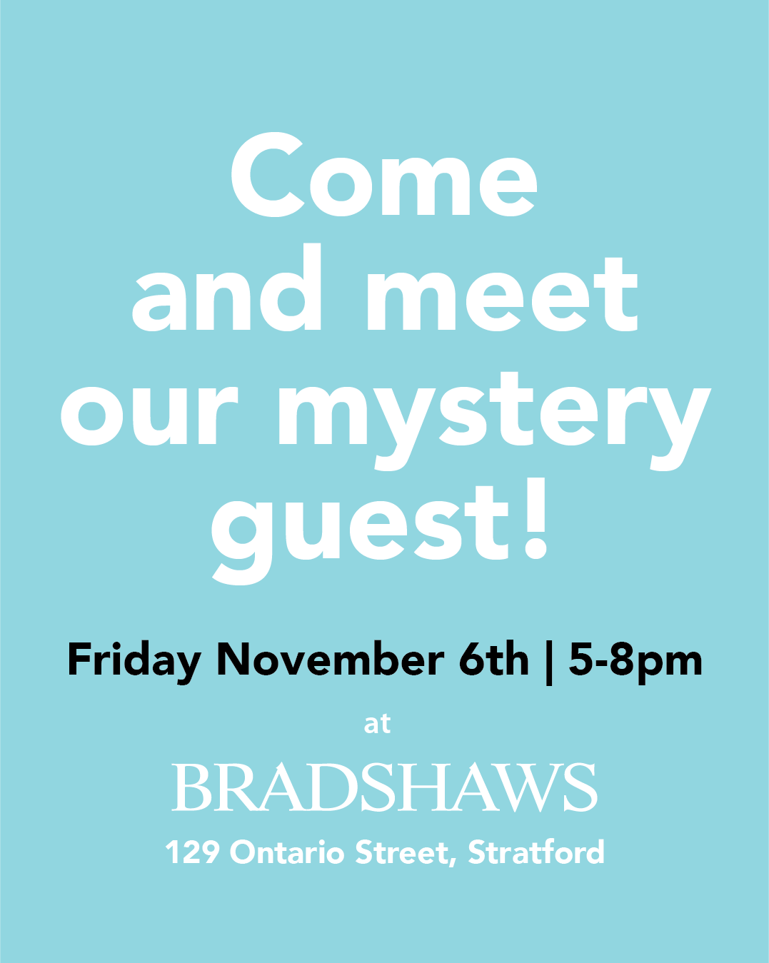 Something VERY BIG is coming to Bradshaws!!!