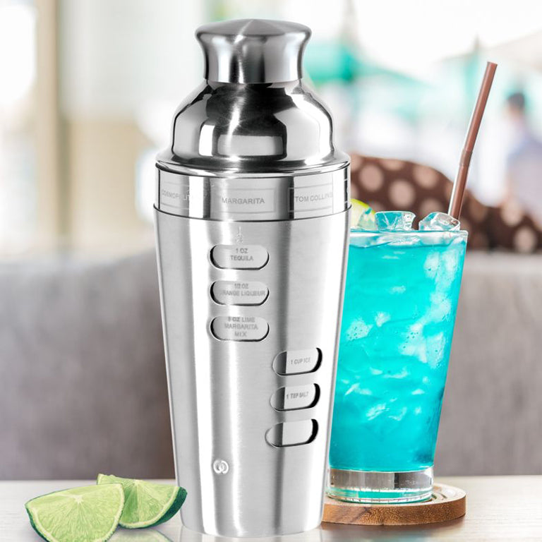 Oggi Cocktail Shaker - Dial a Drink Stainless