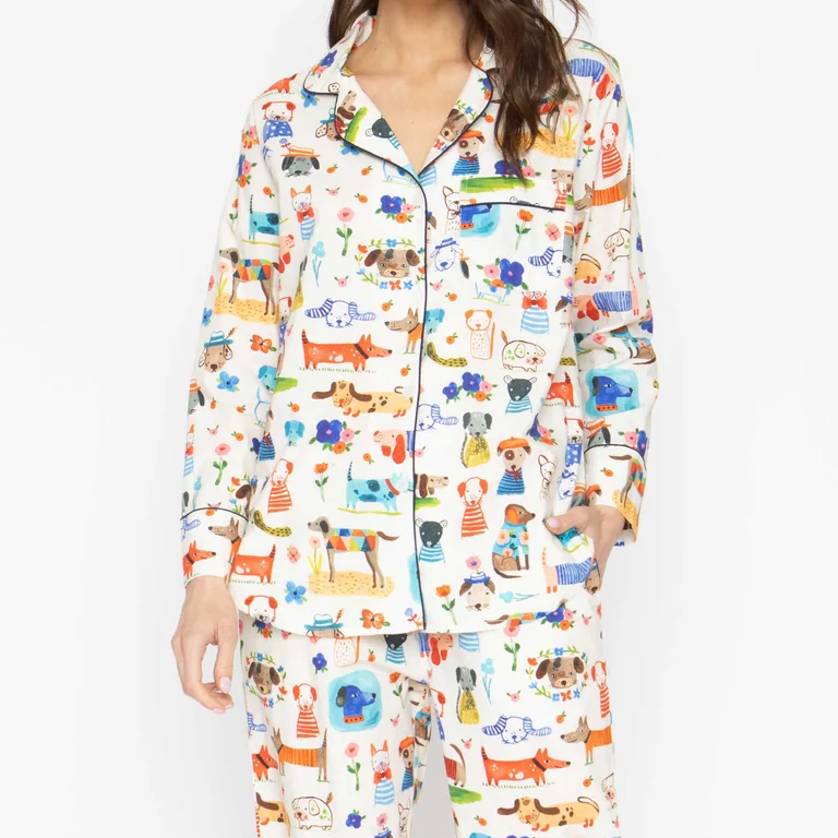 Bon|Artis Pajamas Set - Painted Dog XL
