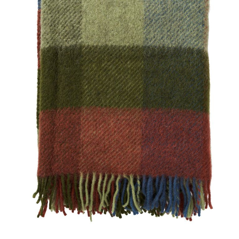 Klippan Throw - Gotland  Multi Green