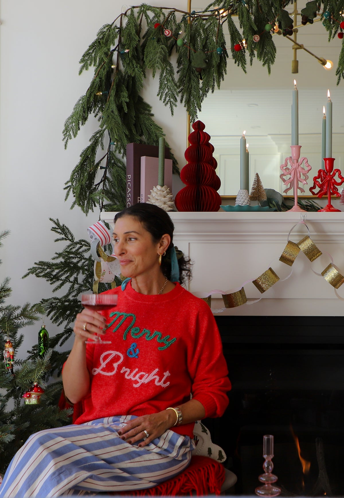 Shiraleah Sweater - Merry & Bright Red