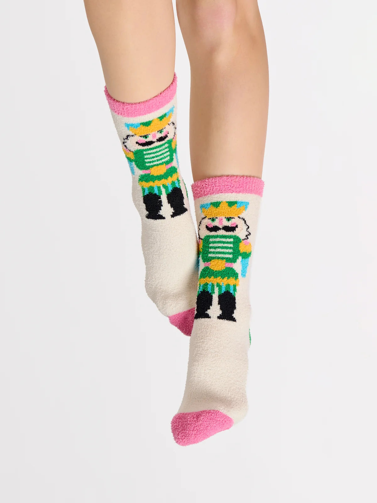 Shiraleah Fuzzy Socks - Nutcracker