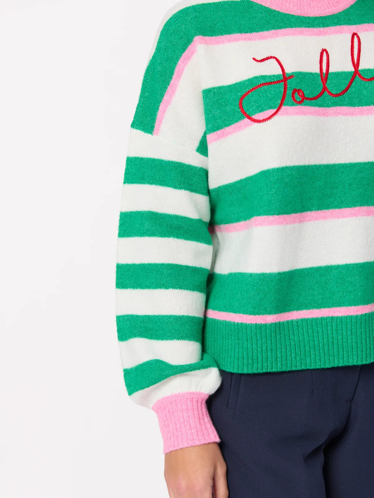 Shiraleah Sweater - Jolly Stripe Green