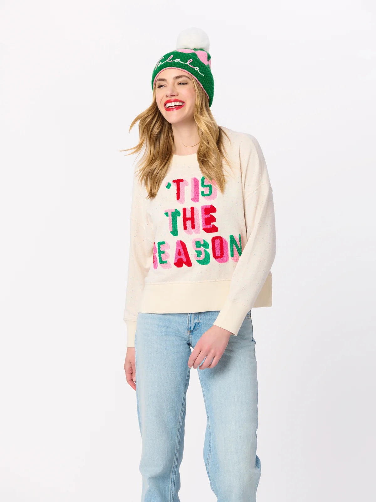 Shiraleah Sweatshirt - Tis The Season Ivory