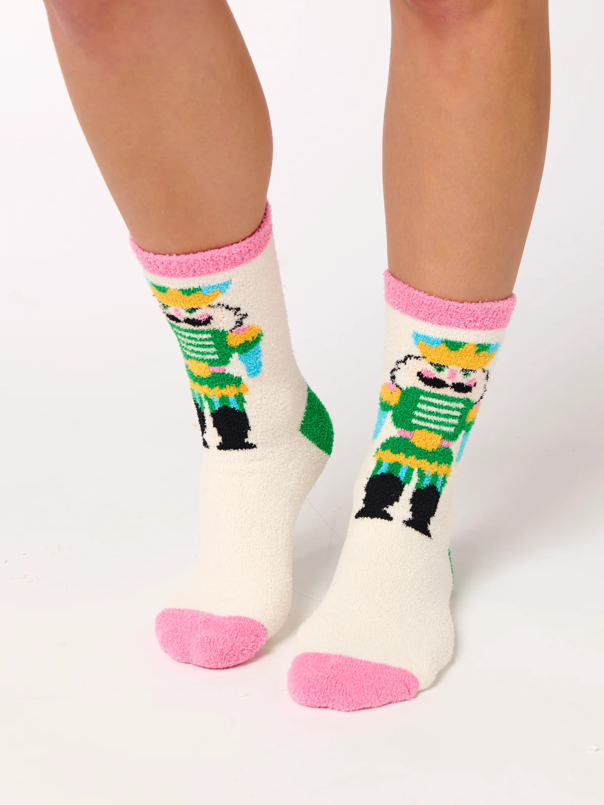 Shiraleah Fuzzy Socks - Nutcracker