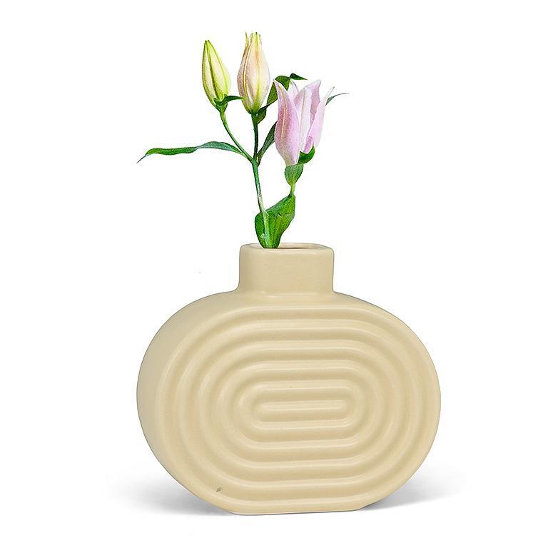 Abbott Ridged Oval Vase
