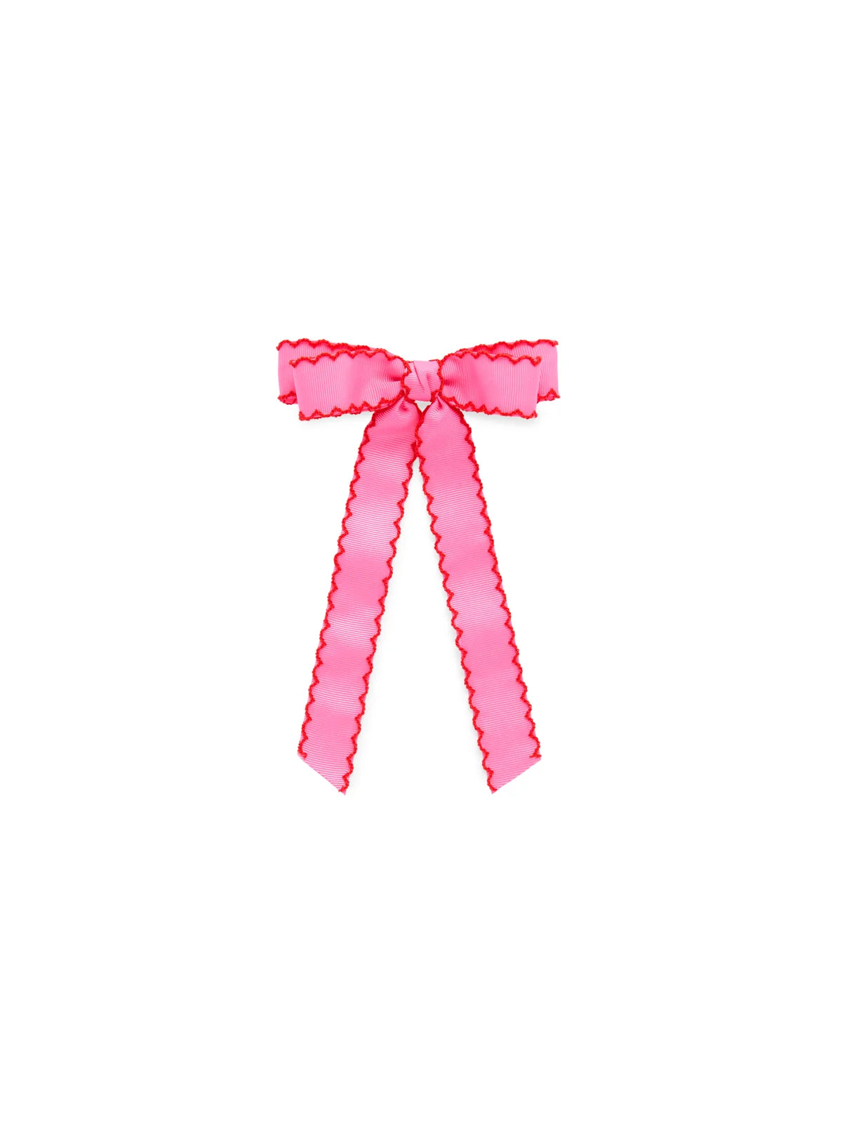 Shiraleah Bow Clip - Scallop Trim