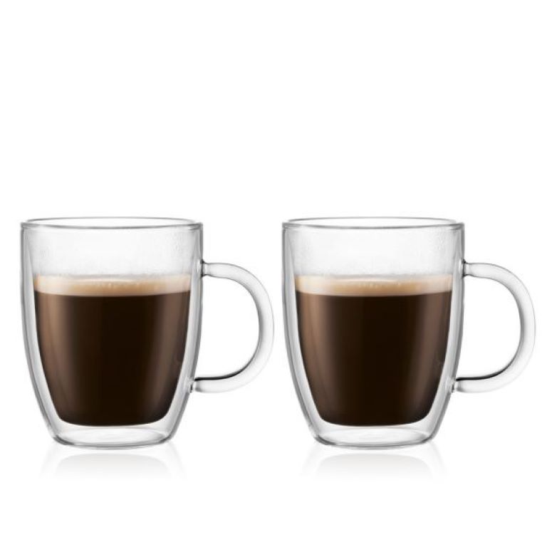 Bodum Bistro Double Wall Mugs - Set of 2