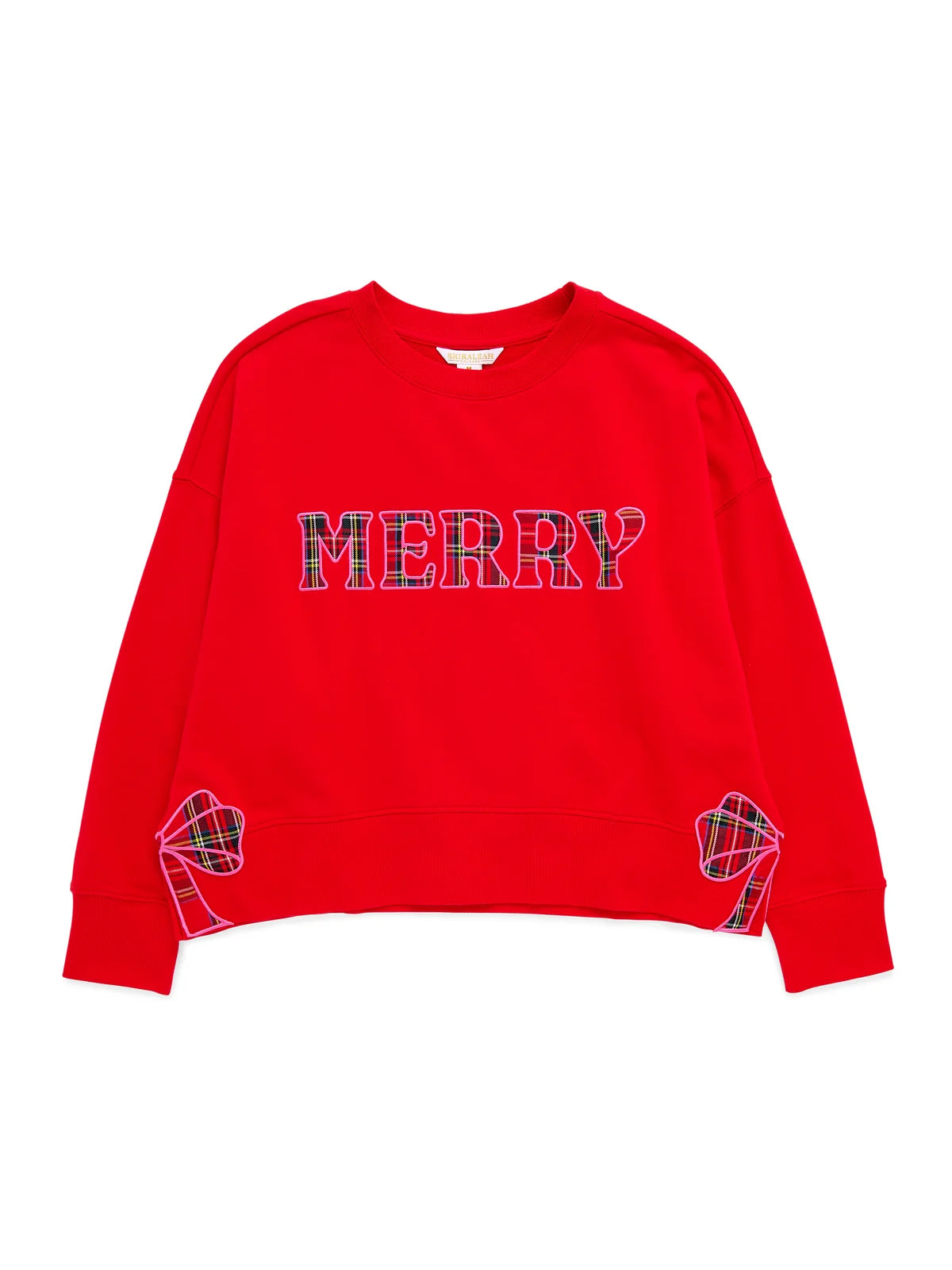 Shiraleah Sweatshirt - Plaid Merry Red
