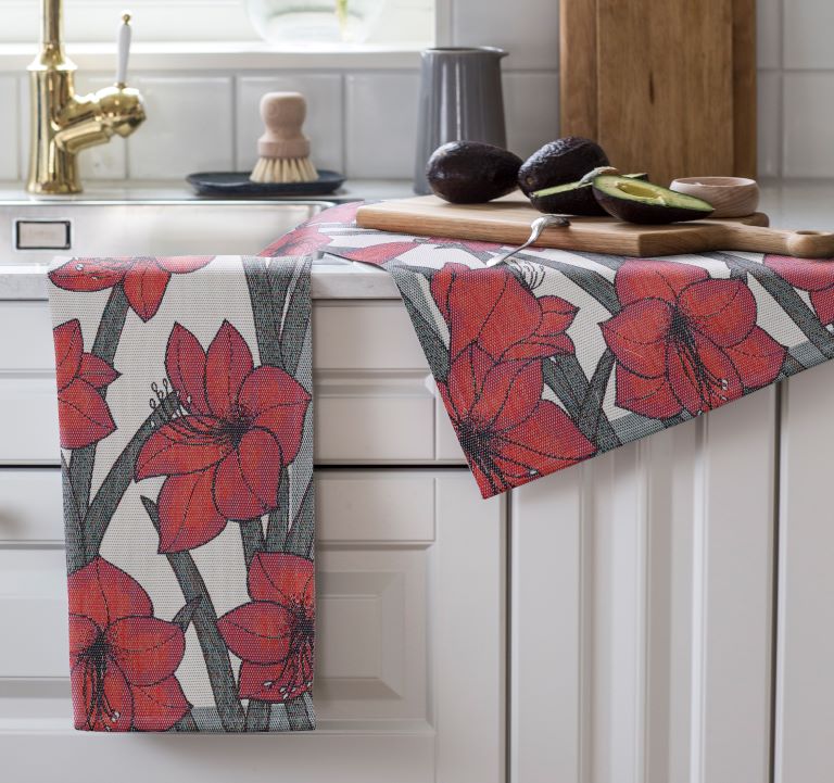 Ekelund Tea  Towel - Amaryllis