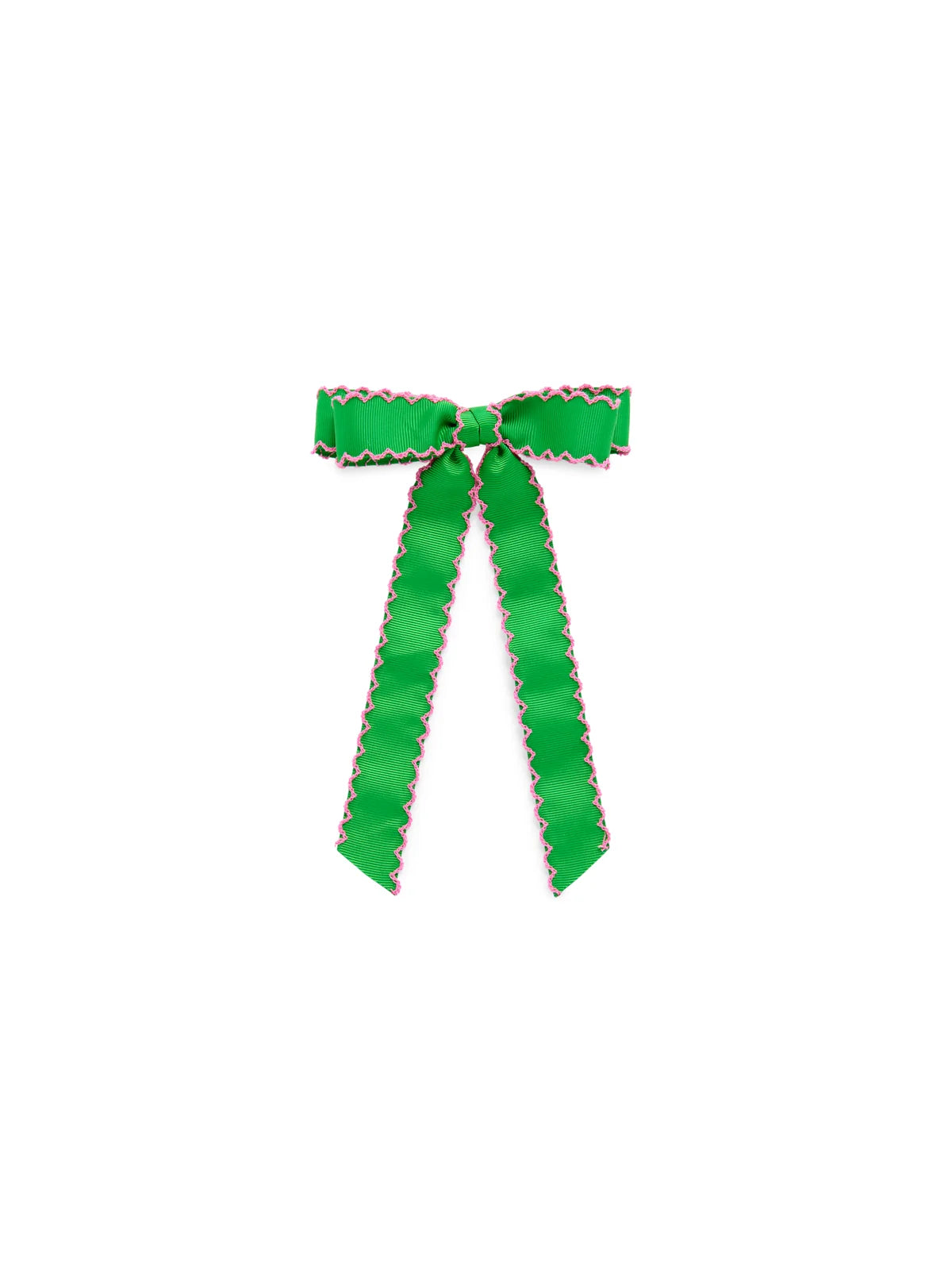 Shiraleah Bow Clip - Scallop Trim