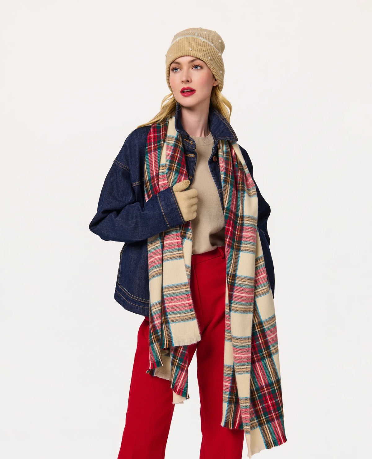 Shiraleah Scarf - Blair Ivory