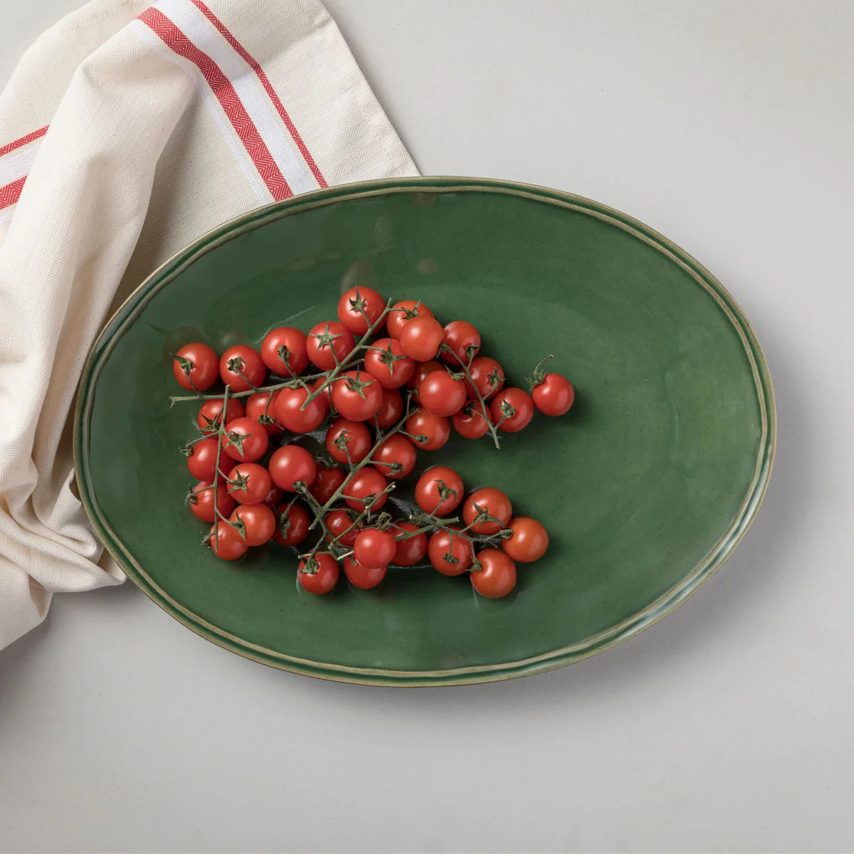 Casafina by Costa Nova Oval Platter - Fontana Green