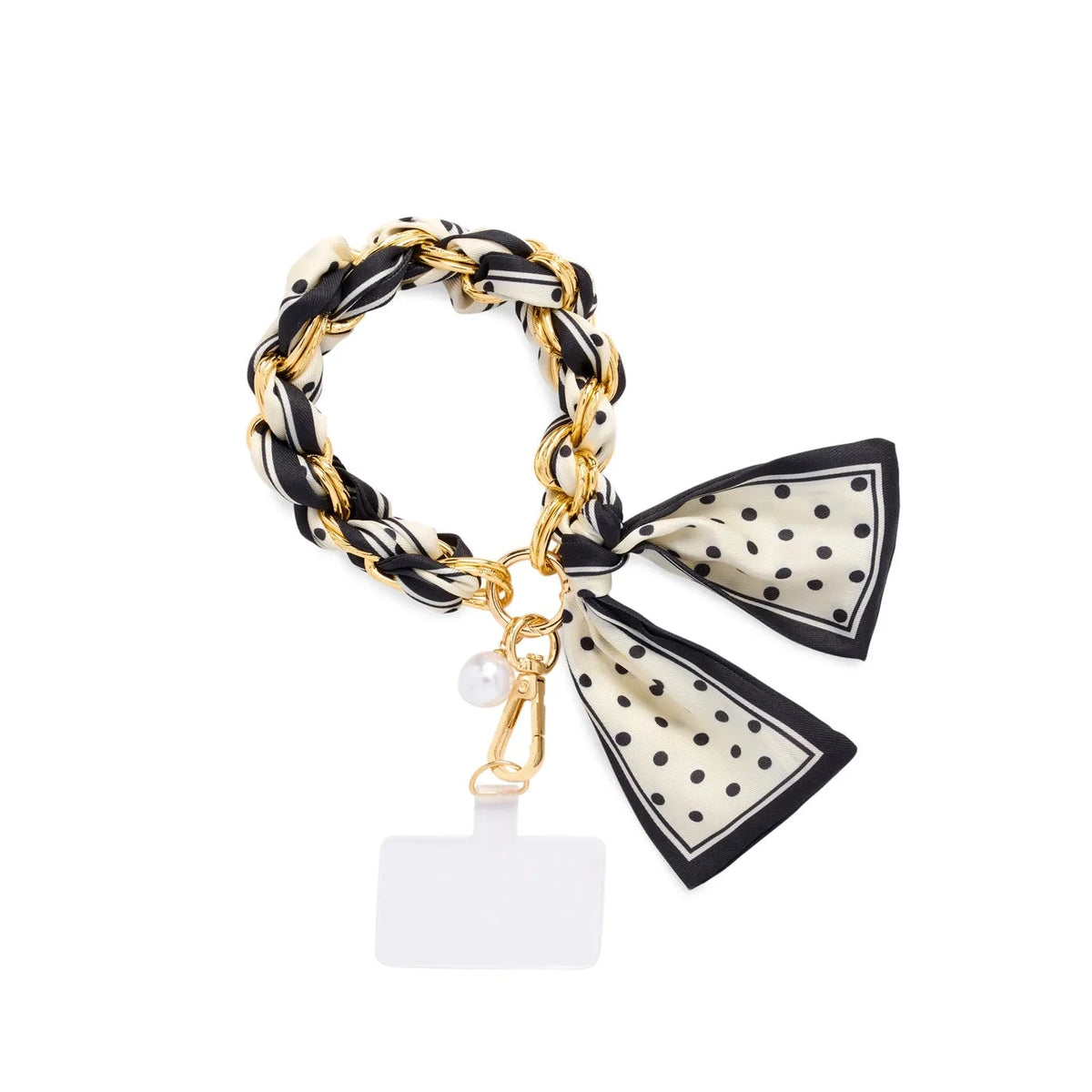 Shiraleah Phone Wristlet - Dots Black