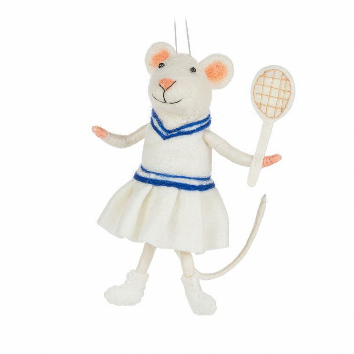 Abbott Ornament - Tennis Mouse