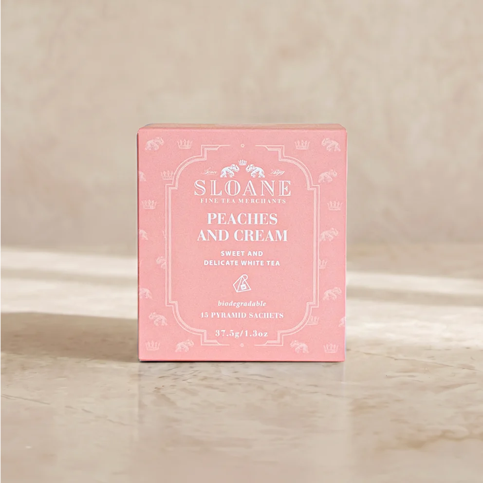 Sloane Fine Tea Sachets - Peaches and Cream