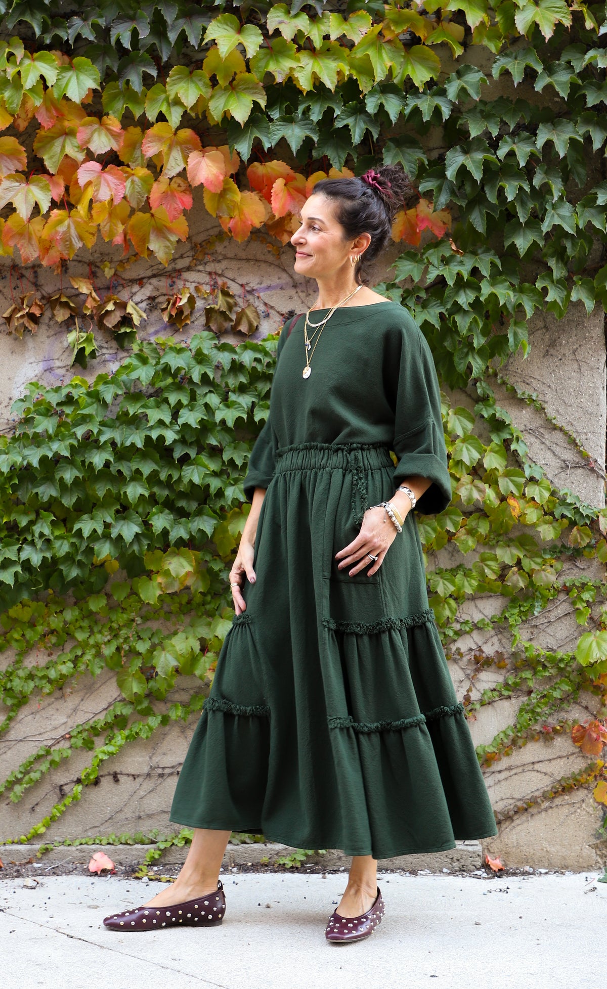 Pokoloko Loft Maxi Skirt - Forest