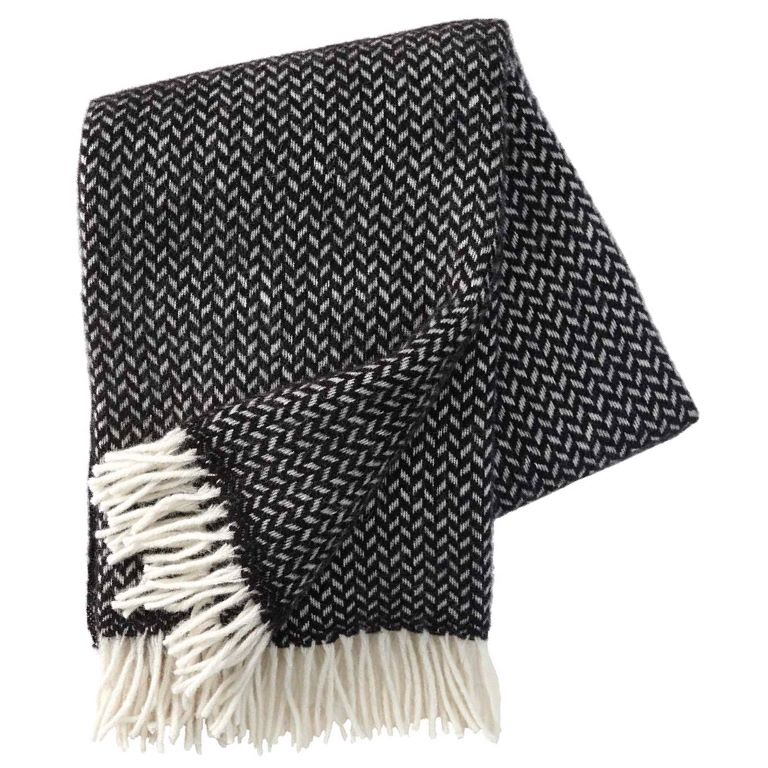 Klippan Throw - Polka Black