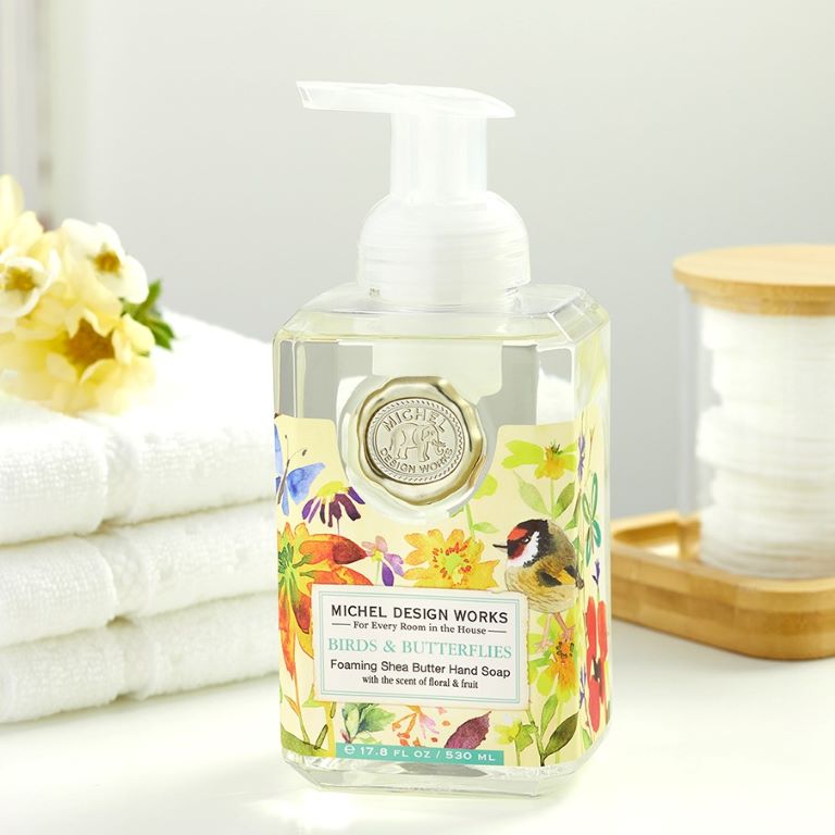 Michel Design Works Foaming Hand Soap - Birds and Butterflies