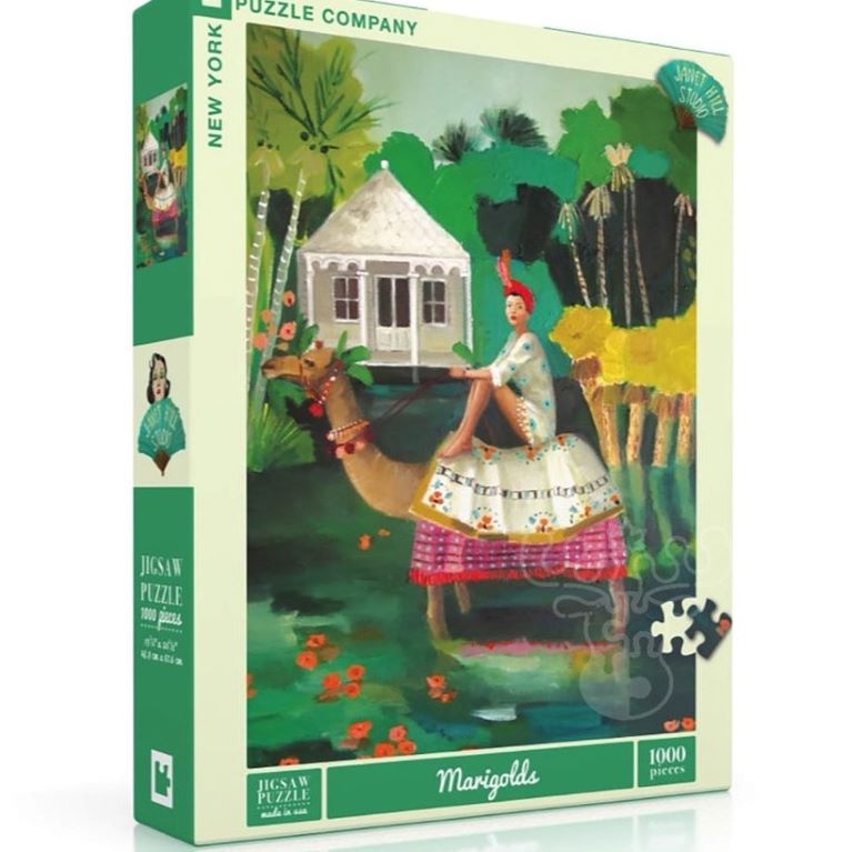 New York Puzzle Company - JANET HILL | Marigolds