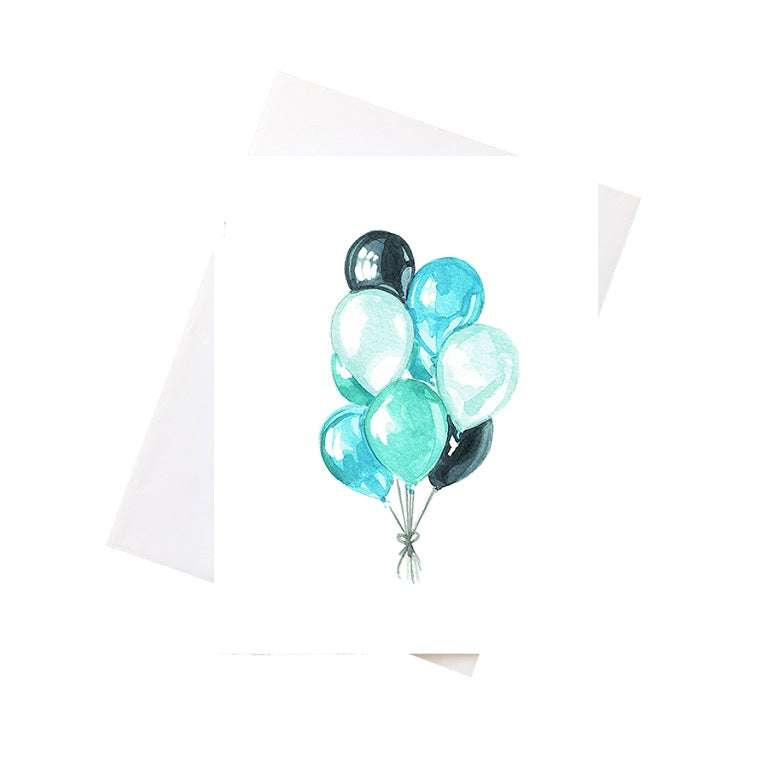 Niki KIngsmill Greeting Card - Baby Balloons