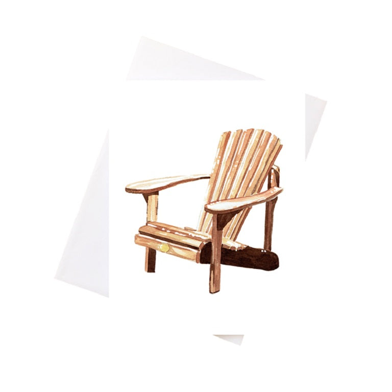 Niki Kingsmill Greeting Card - Muskoka Chair