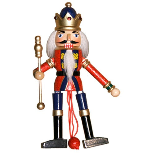 Soldier Nutcracker Pull Puppet Ornament