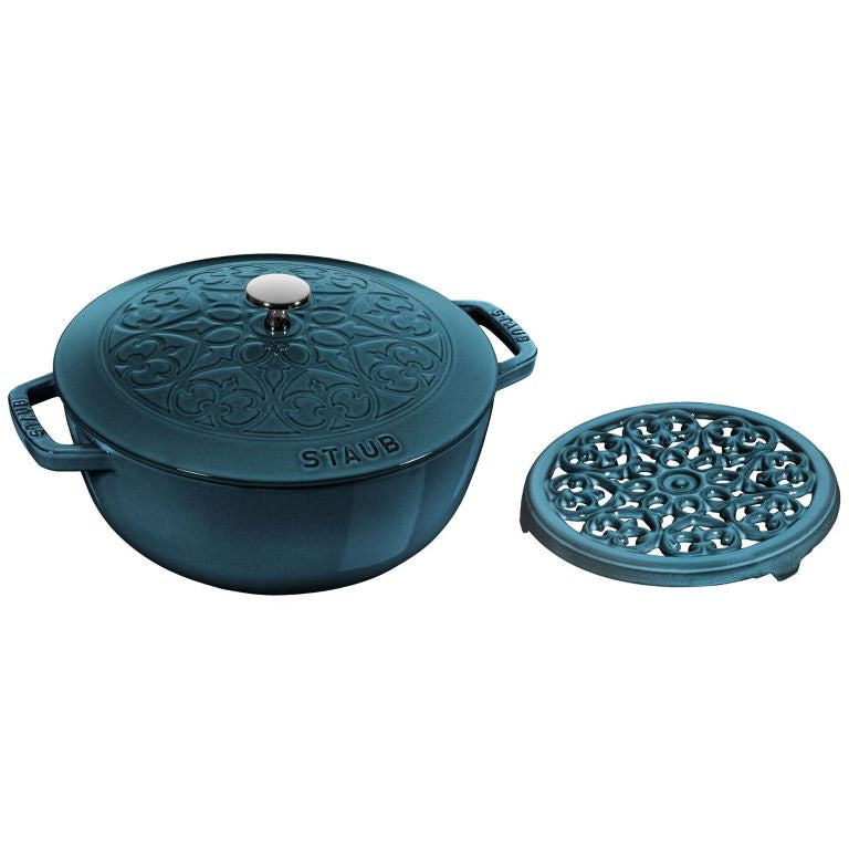 STAUB Cast Iron French Oven with Trivet