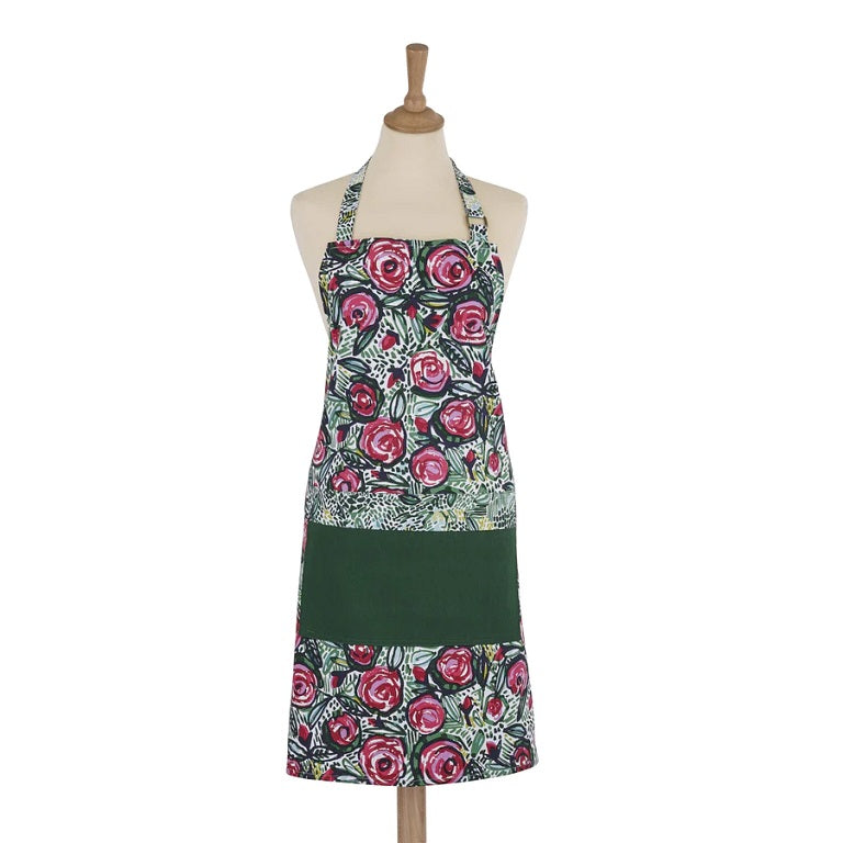 Ulster Weavers Apron - Rose Garden