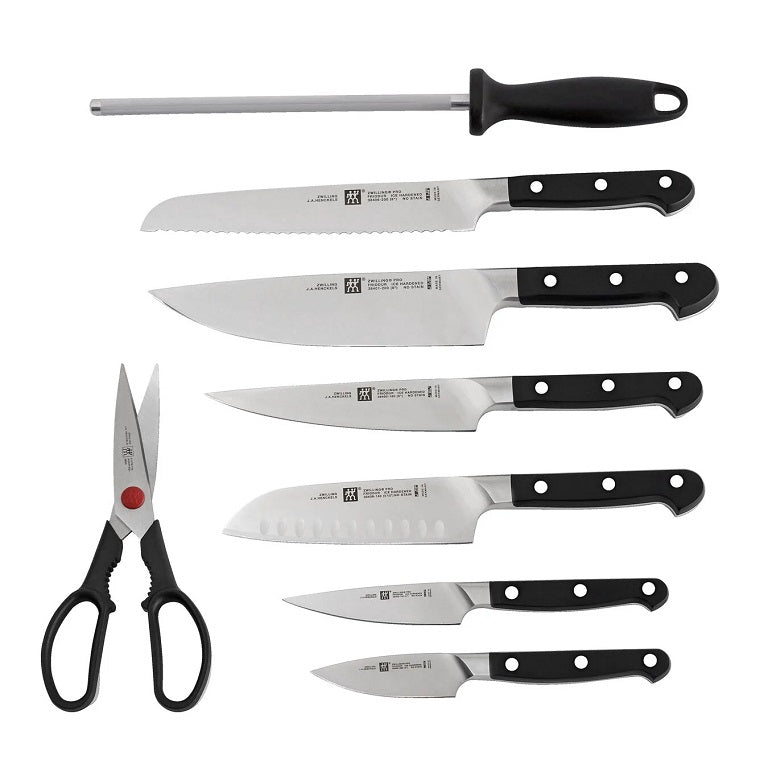 ZWILLING Pro 9 Piece Knife Block Set